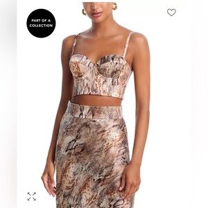 L’AGENCE Sonya Silk Bustier